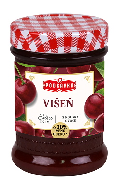 Extra džem višeň s kousky ovoce 320 g