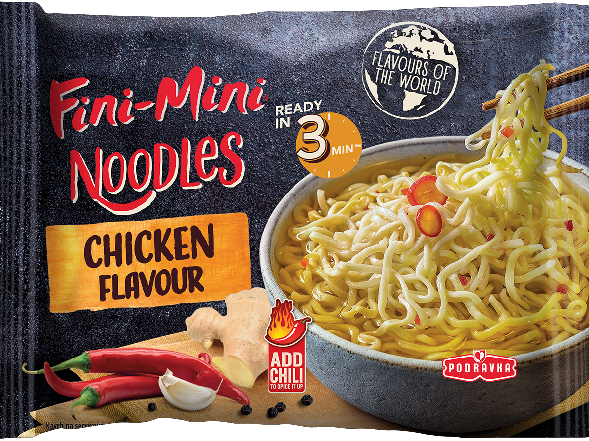 Fini-Mini Noodles kuřecí 75 g