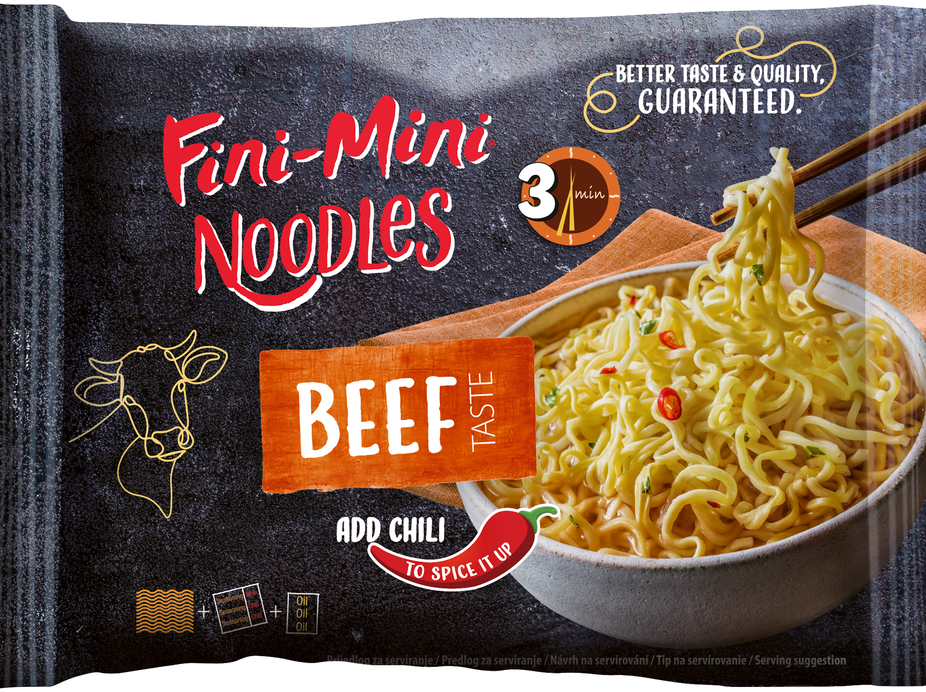 Fini-Mini Noodles hovězí 75 g