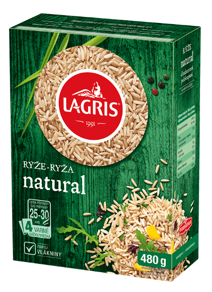 Rýže natural varné sáčky 480 g