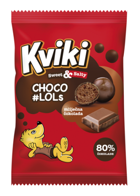 Kviki čokokuličky mléčná čokoláda 60g