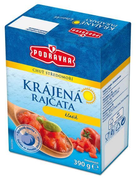 Rajčata krájená 390 g