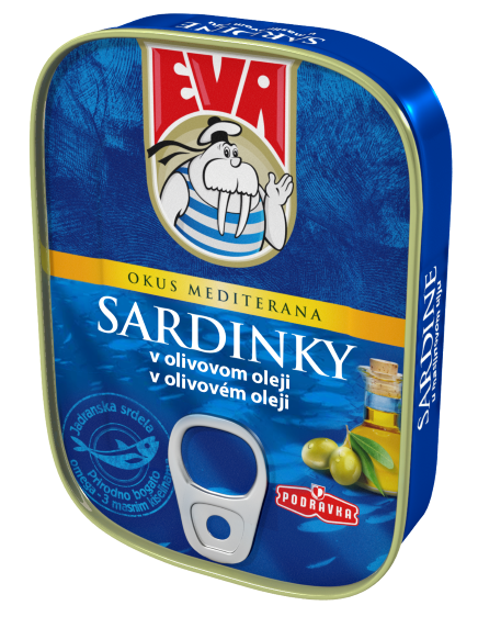  Sardinky v olivovém oleji 115 g 