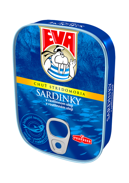 Sardinky v rostlinném oleji 100 g