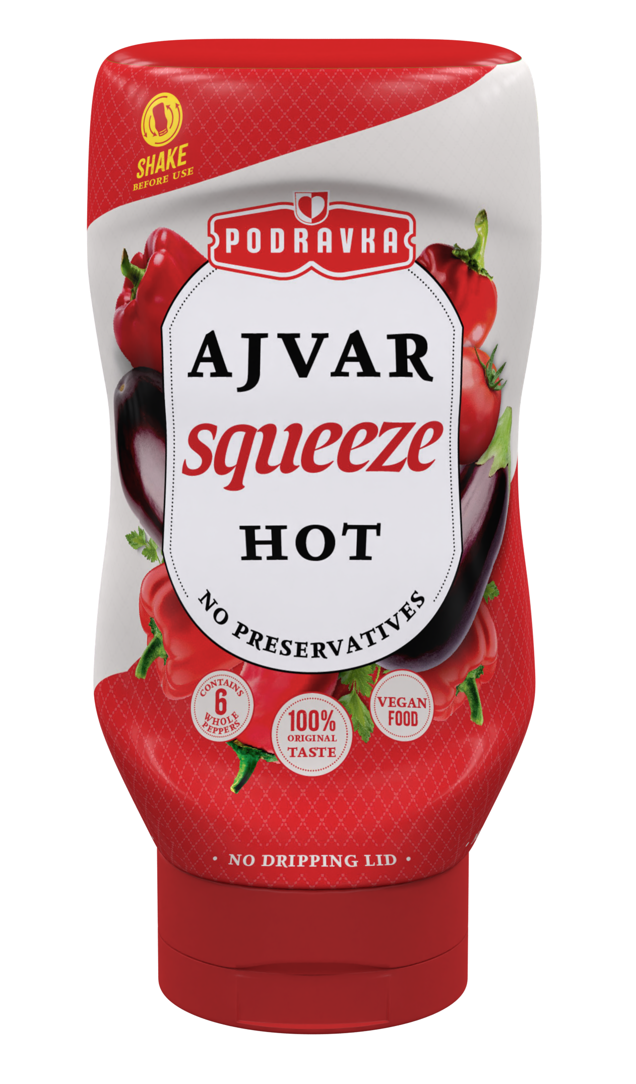 Ajvar squeeze hot 310 g