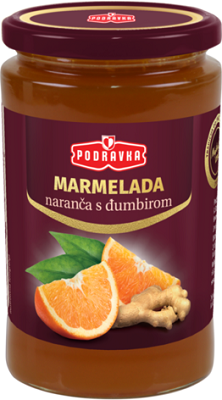 Pomerančová marmeláda se zázvorem 440 g