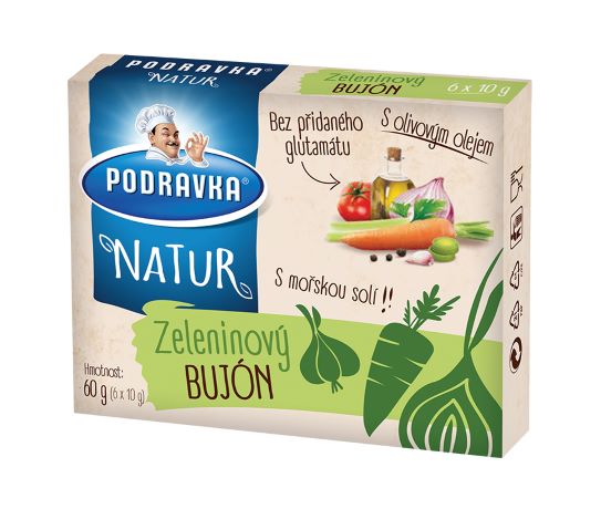 Natur zeleninový bujón kostky 60 g