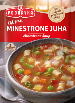 Zeleninová polévka Minestrone s těstovinami 60g